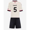 Liverpool Ibrahima Konate #5 Bortedraktsett Barn 2025-26 Kortermet (+ korte bukser)